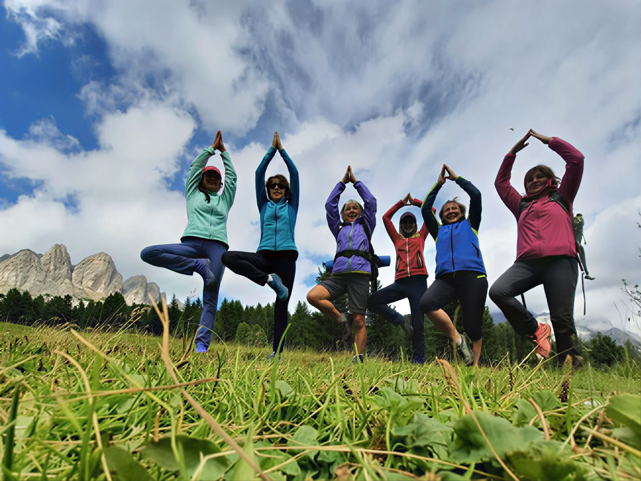 Sci & yoga sulle Dolomiti