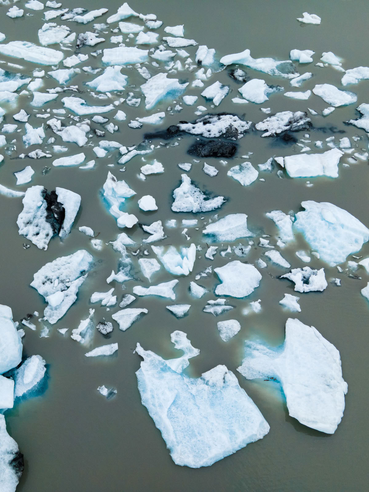 Kayak sul lago glaciale
