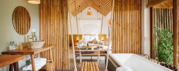 Bungalow con una camera da letto