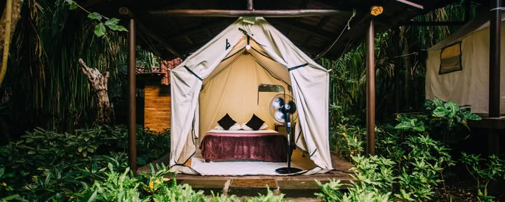 Tenda Platform senza A/C – solo letto queen