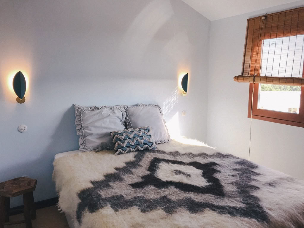 Double bed/shared bed in "Tiny house Sea