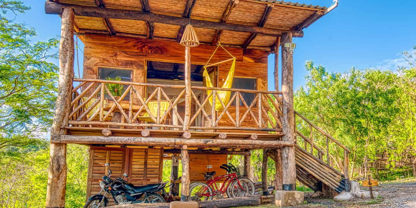 Bungalow con vista sulla valle