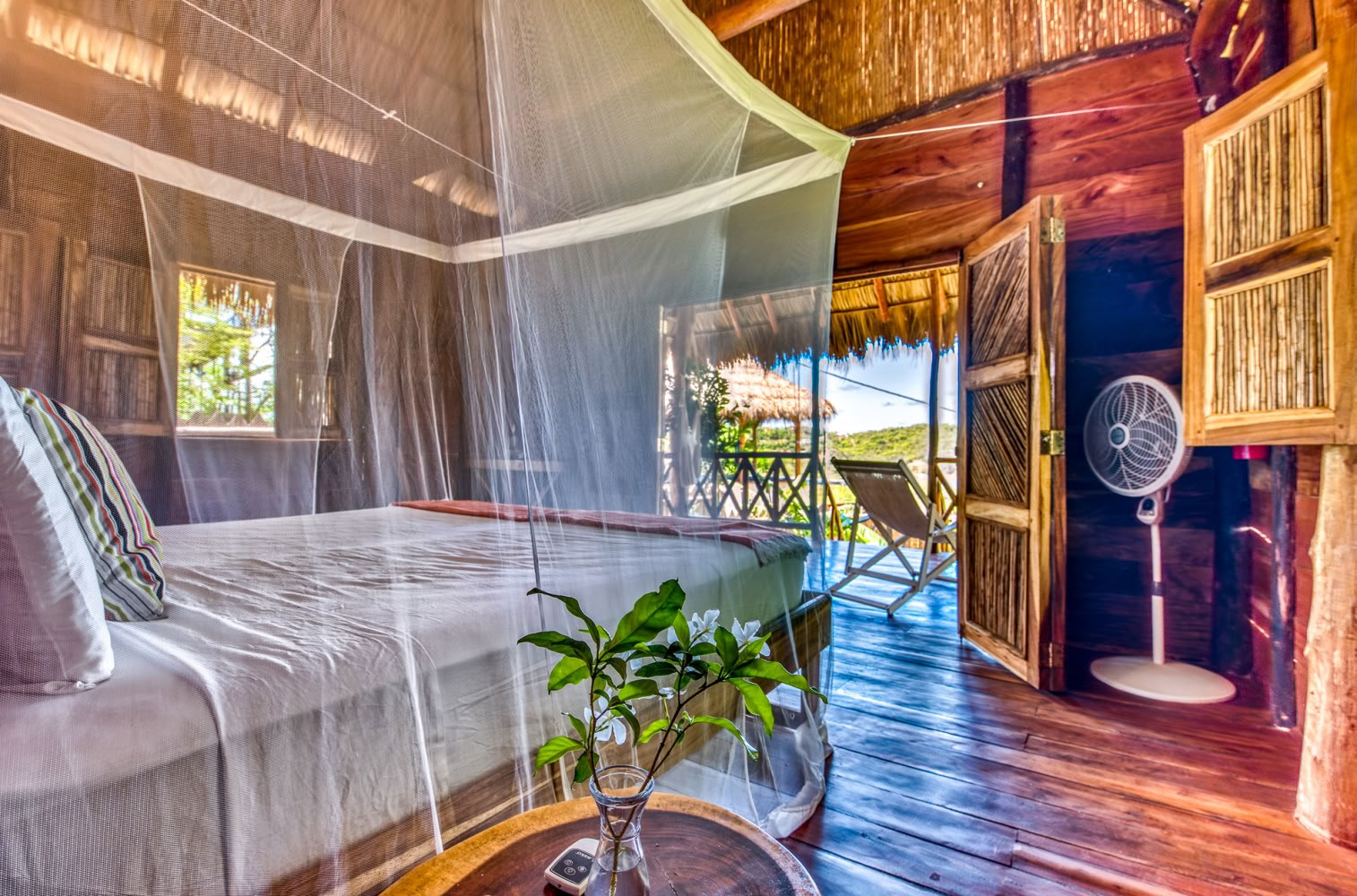 Bungalow privato con vista oceano