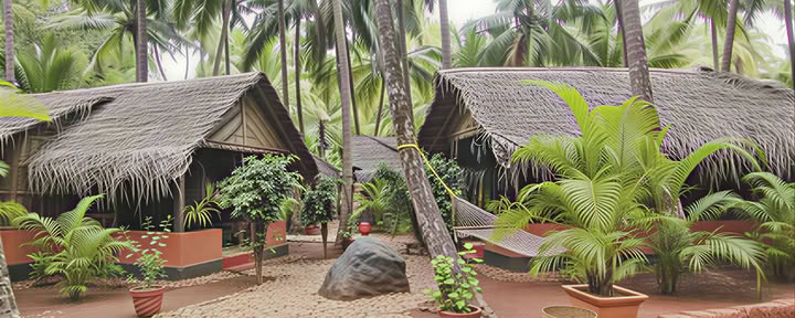 Eco-cottage tradizionale del Kerala