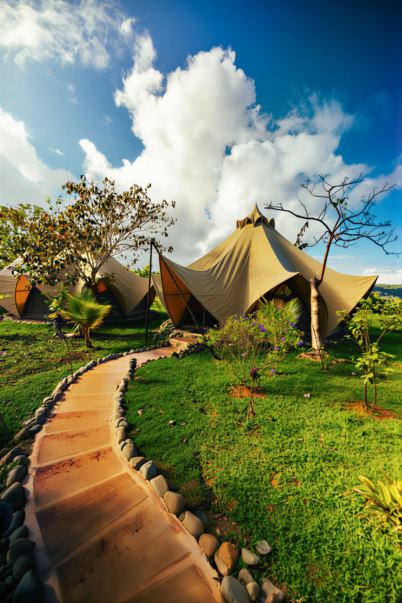 Tenda Glamping Doppia Condivisa