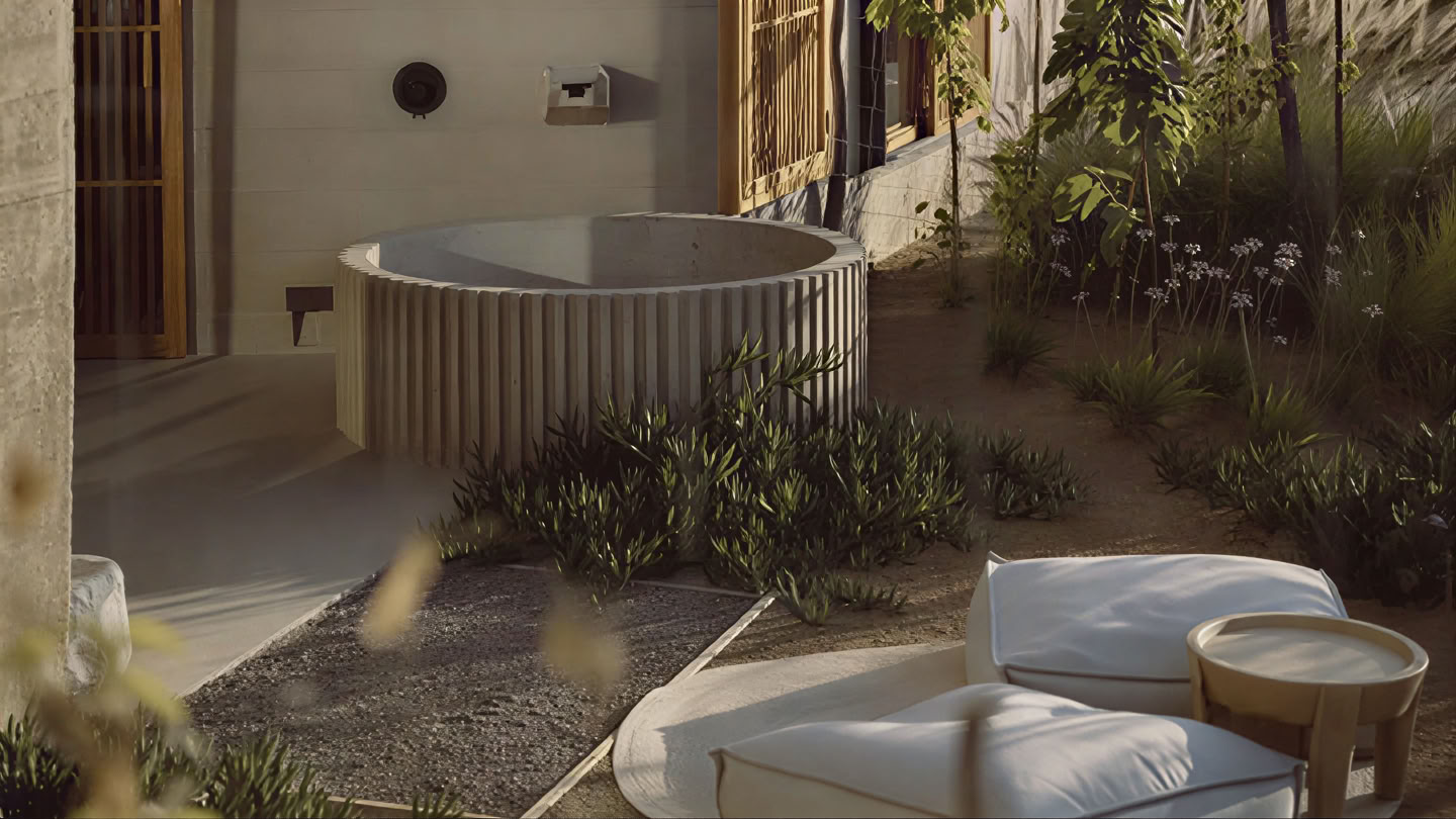 Garden Suite Vasca da bagno con immersione