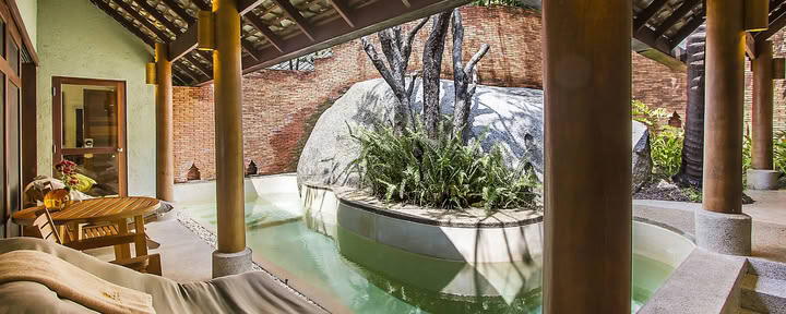 Villa con piscina immersione