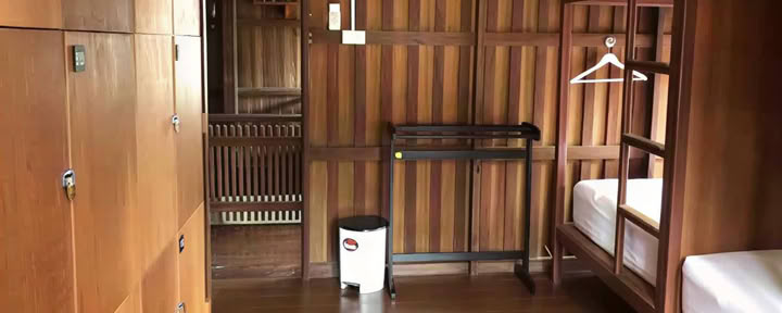 Letto singolo in ostello con 6 camere e aria condizionata