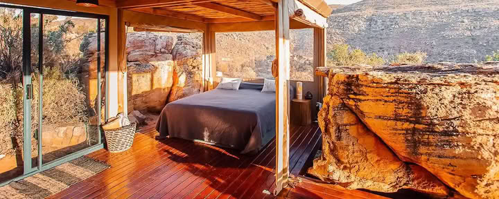Chalet in tenda